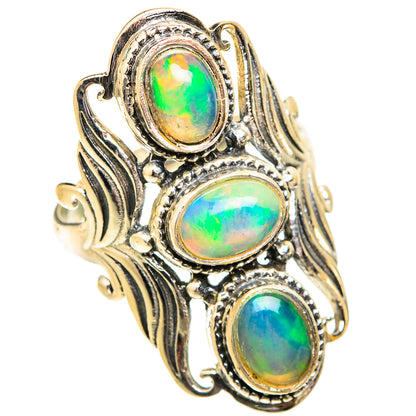Ethiopian Opal Rings handcrafted by Ana Silver Co - RING118882 - Photo 2