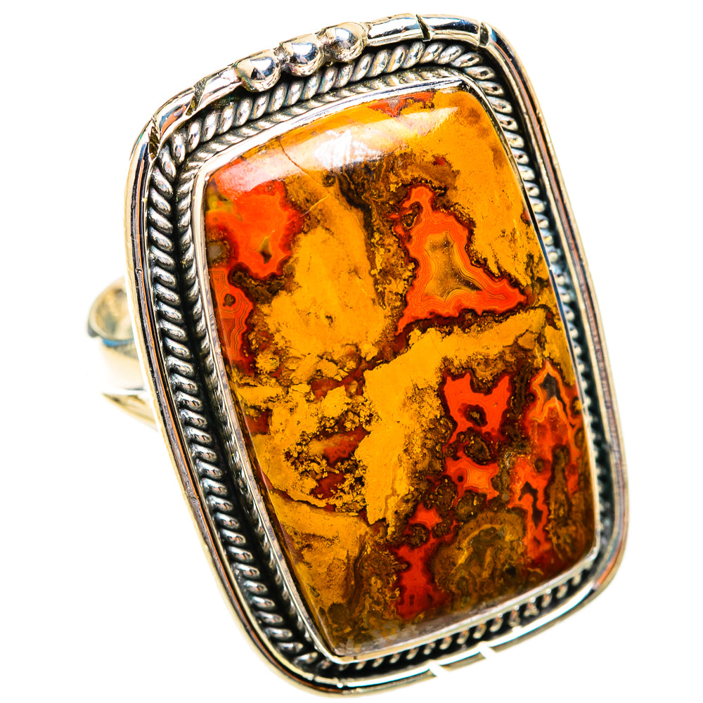 Moroccan Agate Rings handcrafted by Ana Silver Co - RING118892 - Photo 2