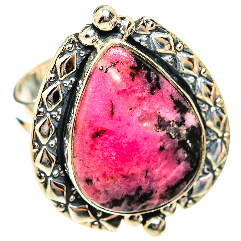 Rhodonite Rings handcrafted by Ana Silver Co - RING118894 - Photo 2