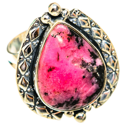 Rhodonite Rings handcrafted by Ana Silver Co - RING118894 - Photo 2