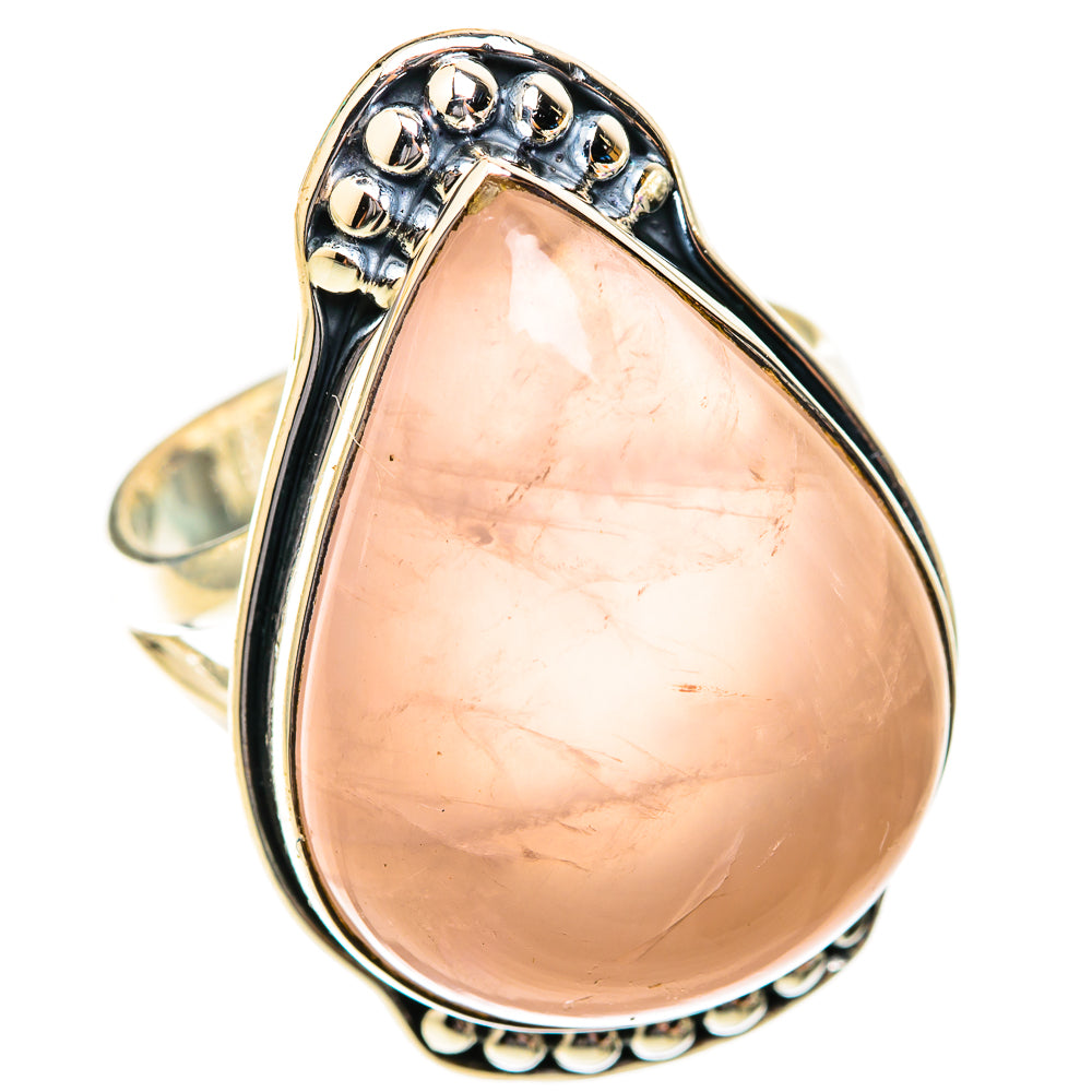 Rose Quartz Rings handcrafted by Ana Silver Co - RING118895 - Photo 2