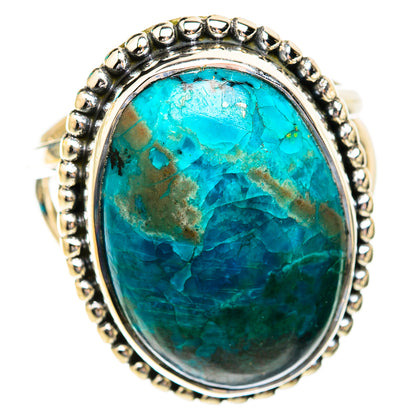 Chrysocolla Rings handcrafted by Ana Silver Co - RING118935 - Photo 2