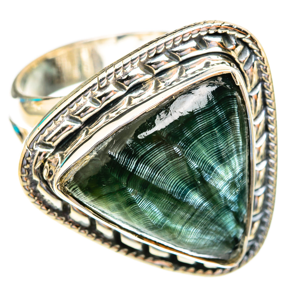 Seraphinite Rings handcrafted by Ana Silver Co - RING118938 - Photo 2