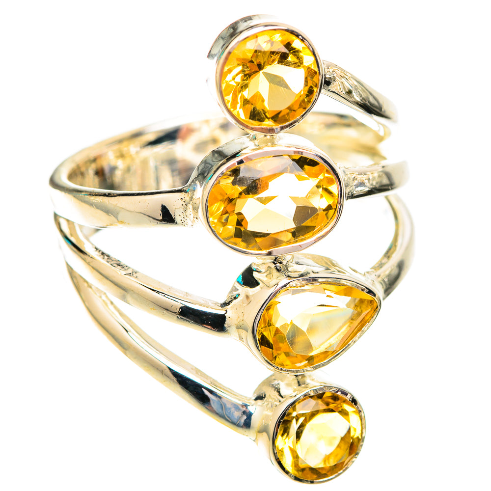 Citrine Rings handcrafted by Ana Silver Co - RING118941 - Photo 2