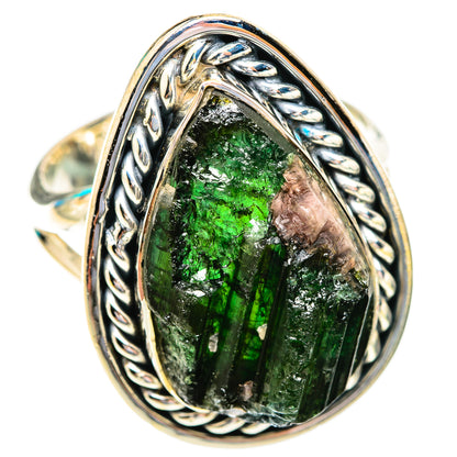 Chrome Diopside Rings handcrafted by Ana Silver Co - RING118960 - Photo 2