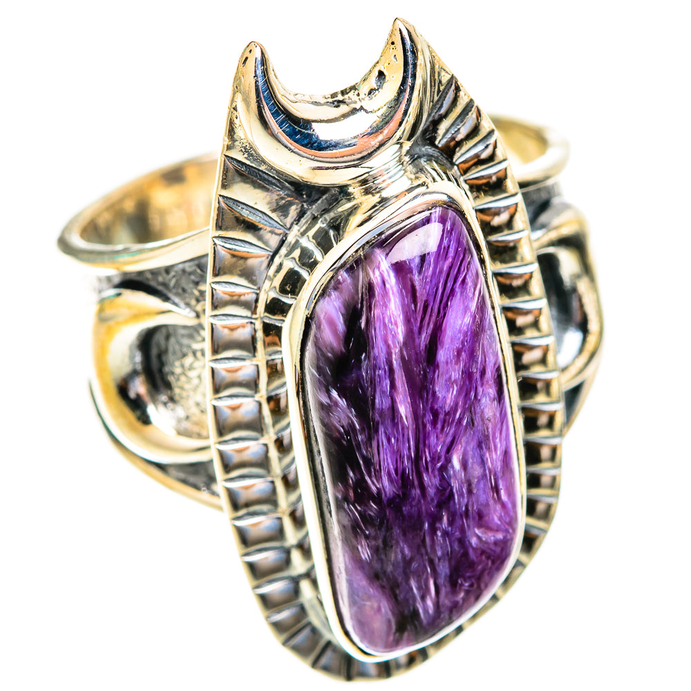 Charoite Rings handcrafted by Ana Silver Co - RING118968 - Photo 2