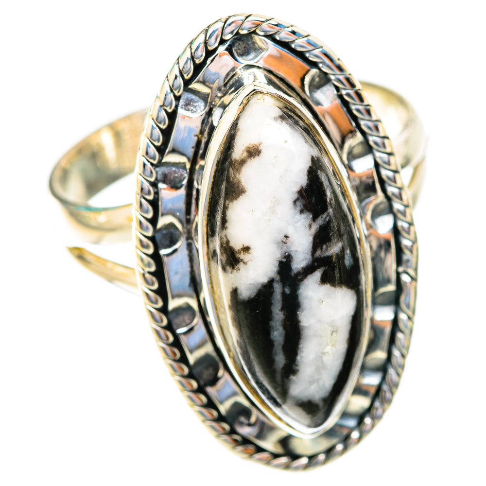 Pinolith Jasper Rings handcrafted by Ana Silver Co - RING118969 - Photo 2