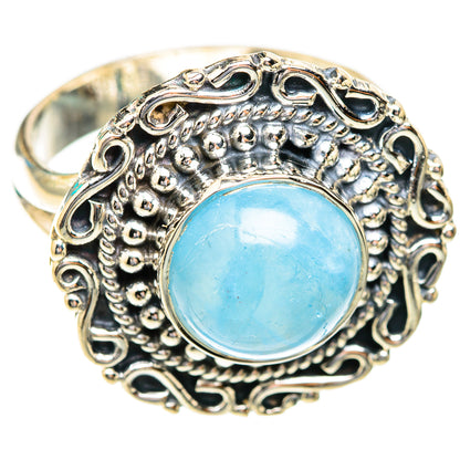 Aquamarine Rings handcrafted by Ana Silver Co - RING118975 - Photo 2