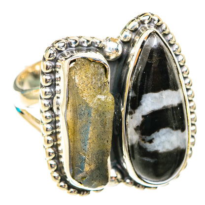 Pinolith Jasper Rings handcrafted by Ana Silver Co - RING118990 - Photo 2