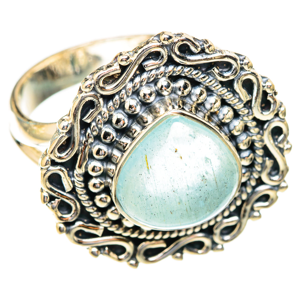 Aquamarine Rings handcrafted by Ana Silver Co - RING118997 - Photo 2