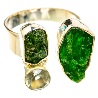 Chrome Diopside Rings handcrafted by Ana Silver Co - RING119023 - Photo 2