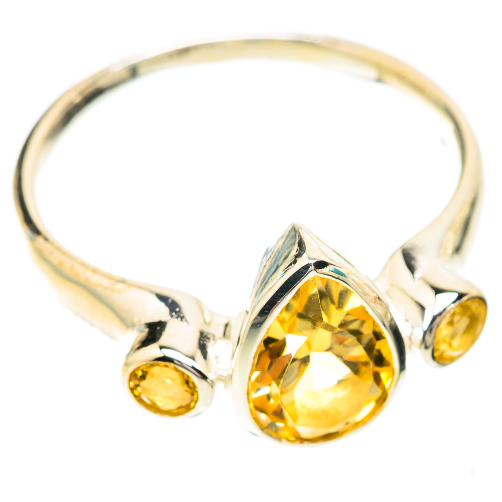 Citrine Rings handcrafted by Ana Silver Co - RING119026 - Photo 2