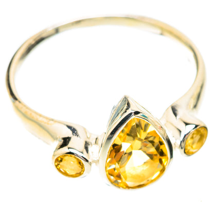 Citrine Rings handcrafted by Ana Silver Co - RING119026 - Photo 2