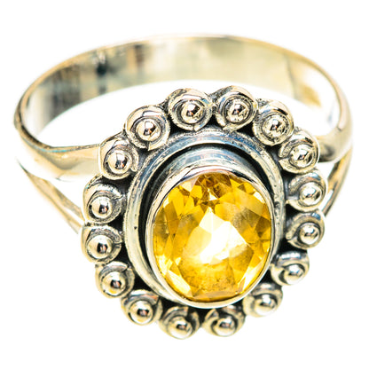Citrine Rings handcrafted by Ana Silver Co - RING119027 - Photo 2