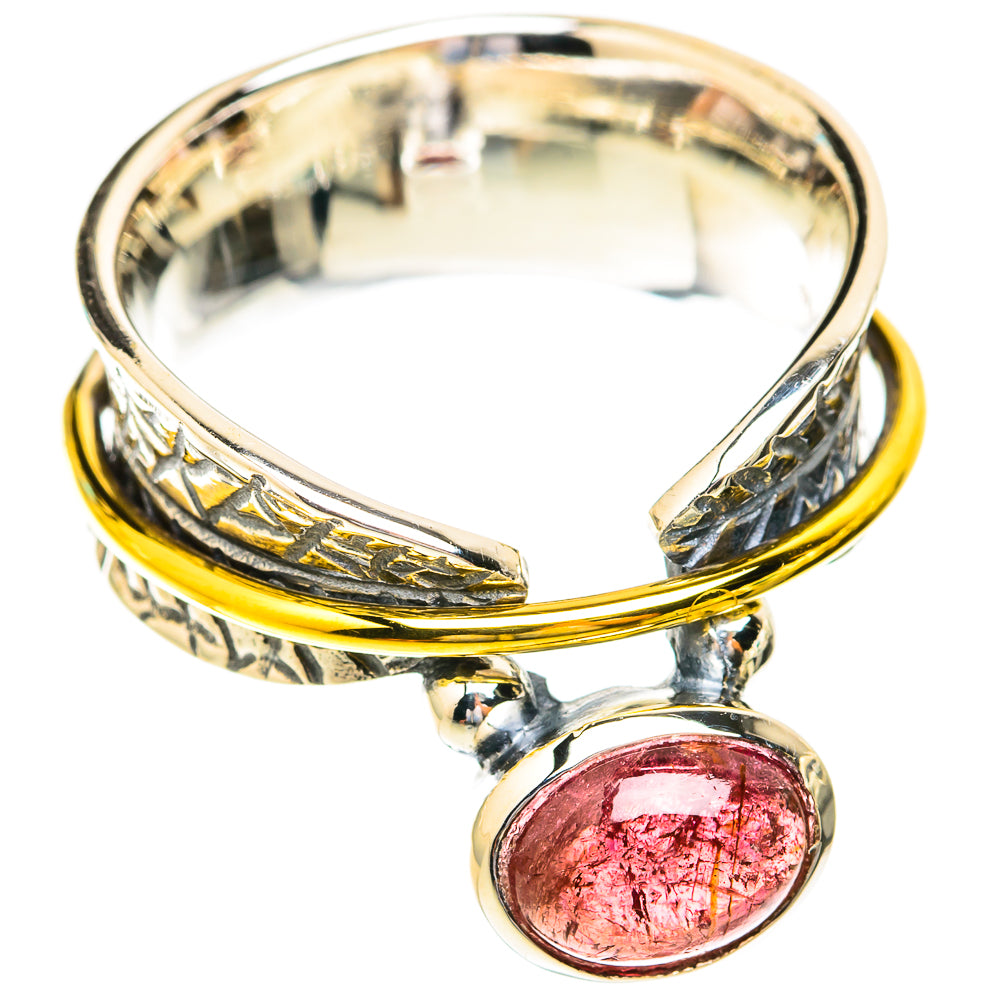 Pink Tourmaline Rings handcrafted by Ana Silver Co - RING119028 - Photo 2