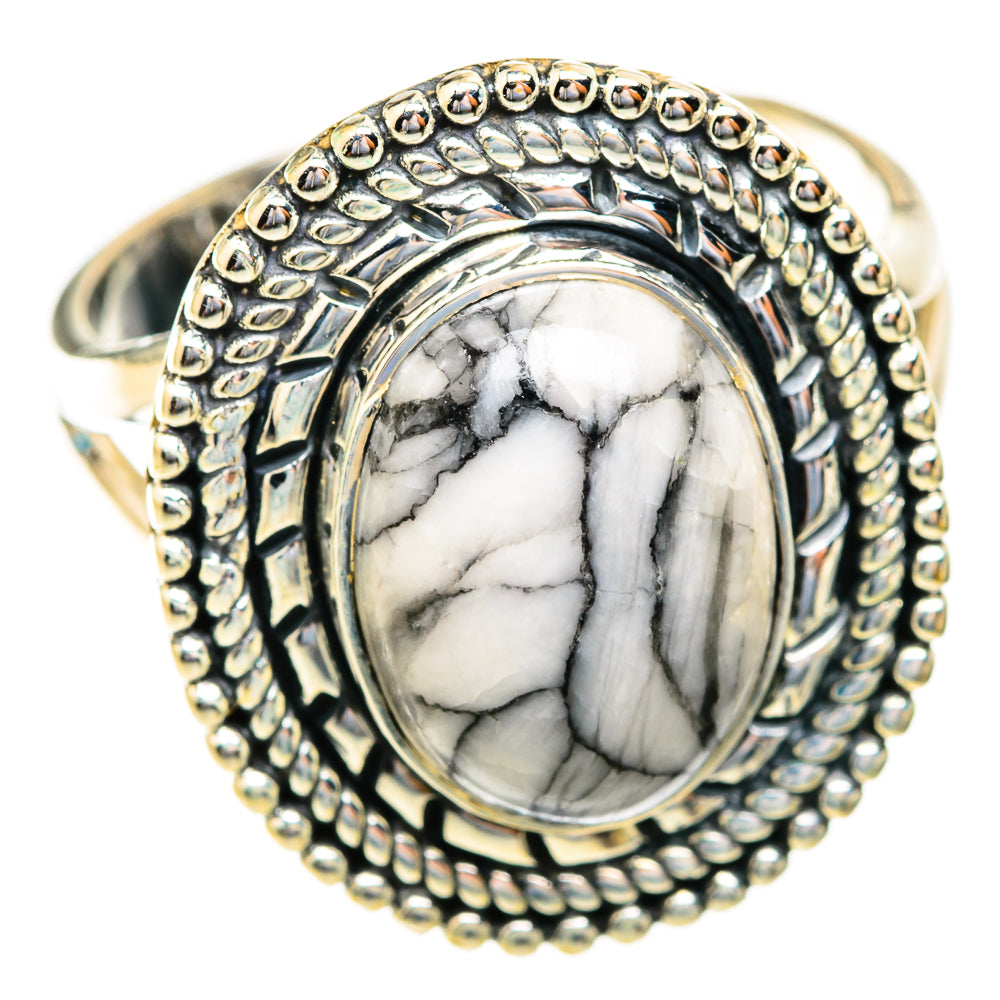 Pinolith Jasper Rings handcrafted by Ana Silver Co - RING119046 - Photo 2