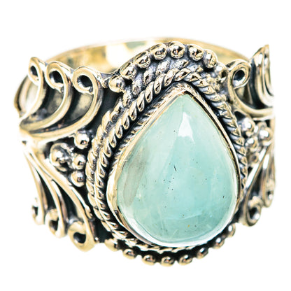 Aquamarine Rings handcrafted by Ana Silver Co - RING119049 - Photo 2