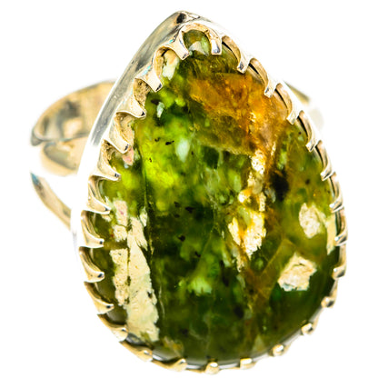 Australian green opal Rings handcrafted by Ana Silver Co - RING119056 - Photo 2