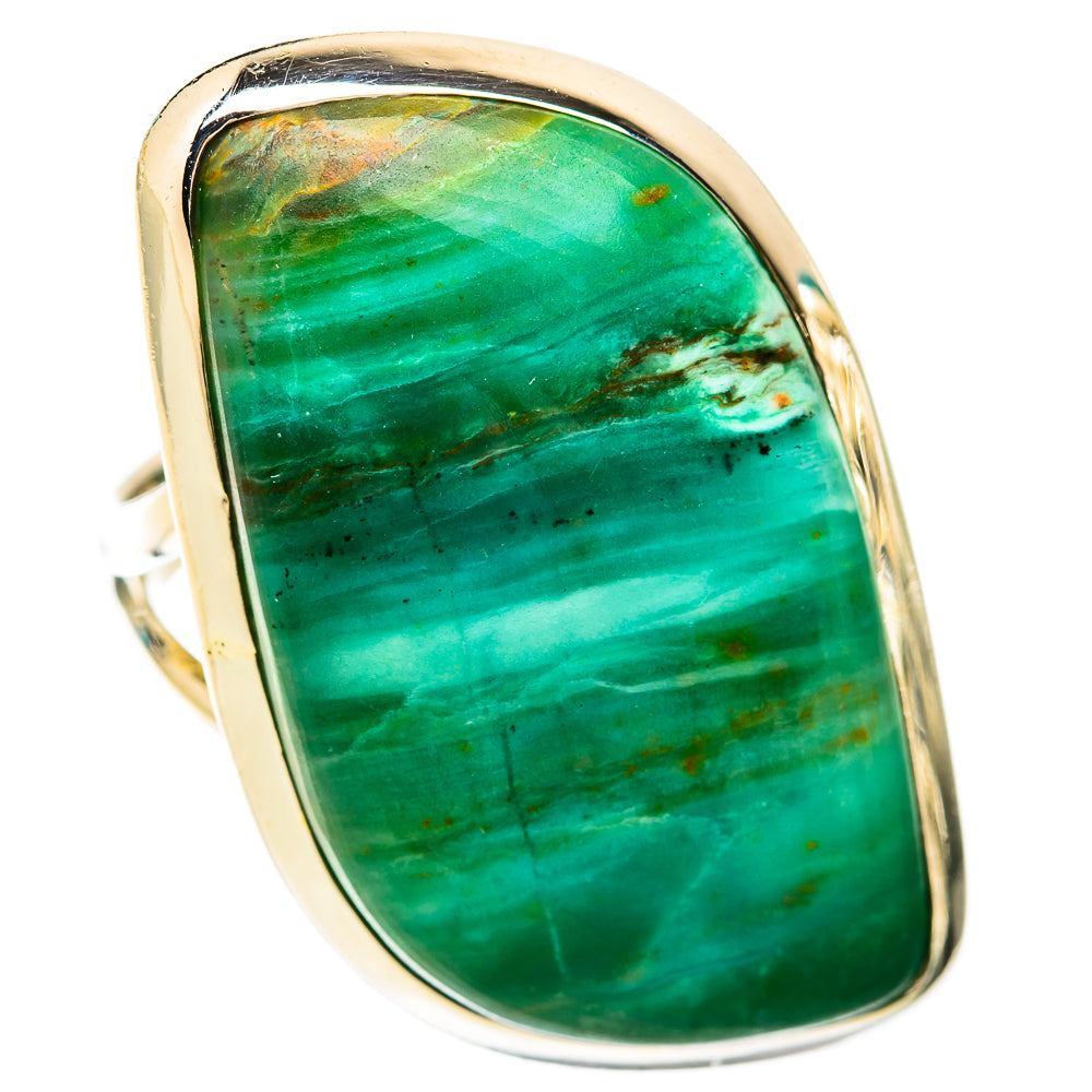 Peruvian Opal Rings handcrafted by Ana Silver Co - RING119060 - Photo 2