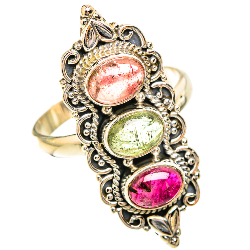 Tourmaline Rings handcrafted by Ana Silver Co - RING119077 - Photo 2
