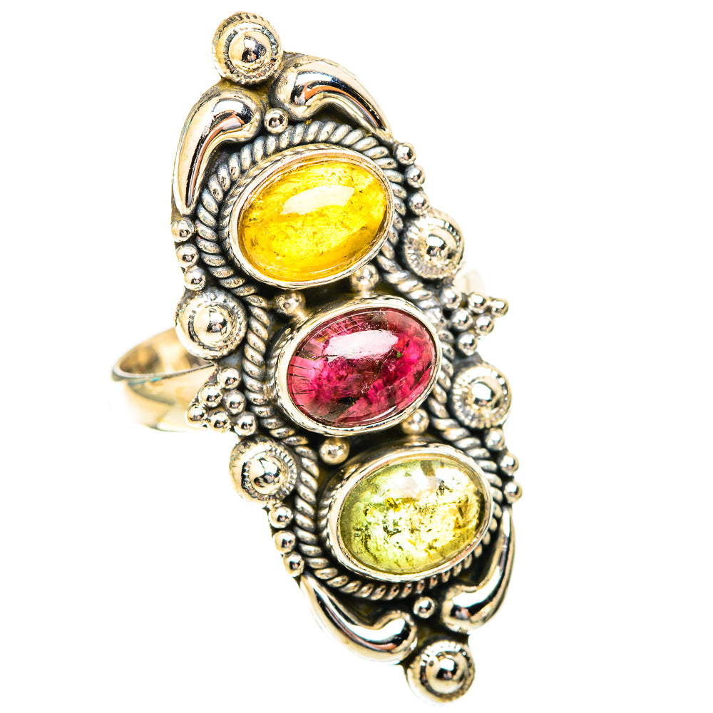 Tourmaline Rings handcrafted by Ana Silver Co - RING119078 - Photo 2
