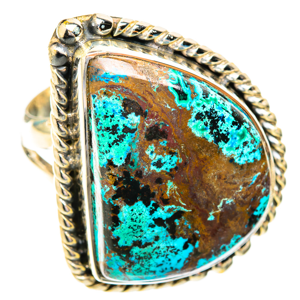 Shattuckite Rings handcrafted by Ana Silver Co - RING119086 - Photo 2