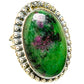 Ruby Zoisite Rings handcrafted by Ana Silver Co - RING119096 - Photo 2