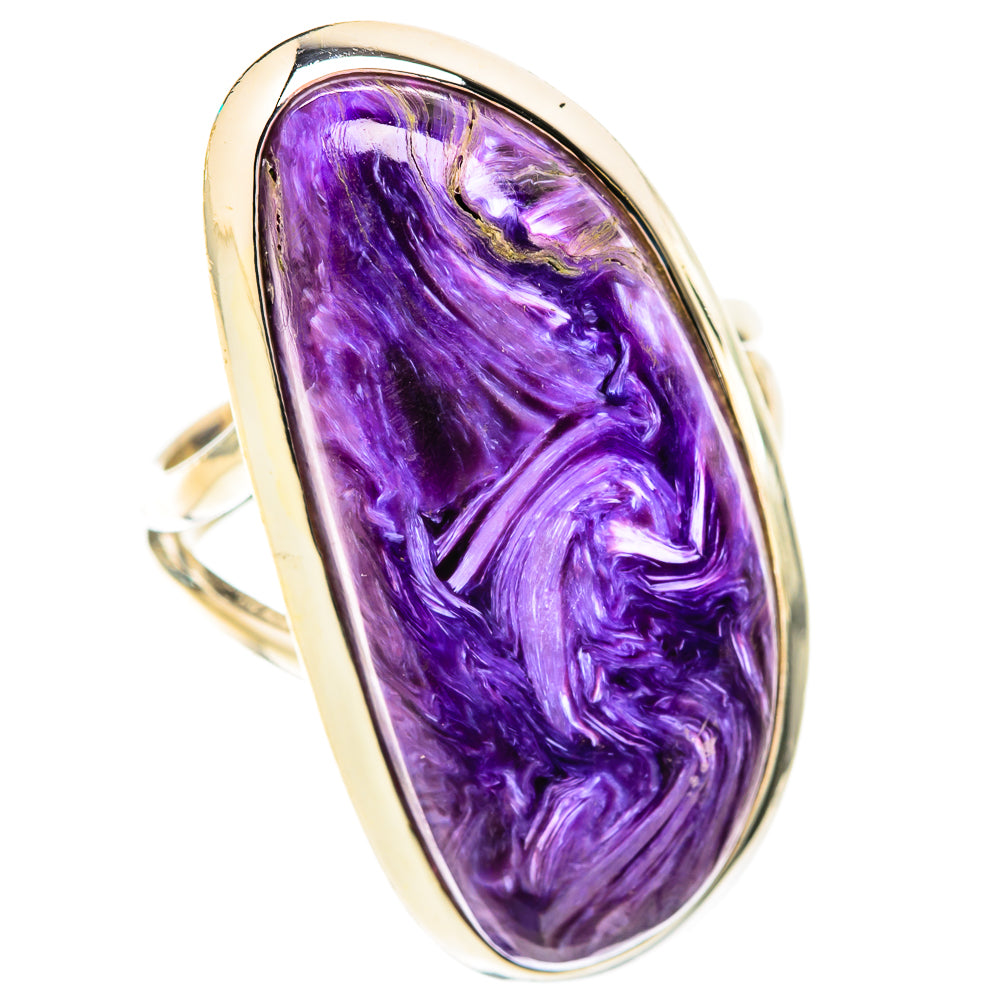 Charoite Rings handcrafted by Ana Silver Co - RING119101 - Photo 2