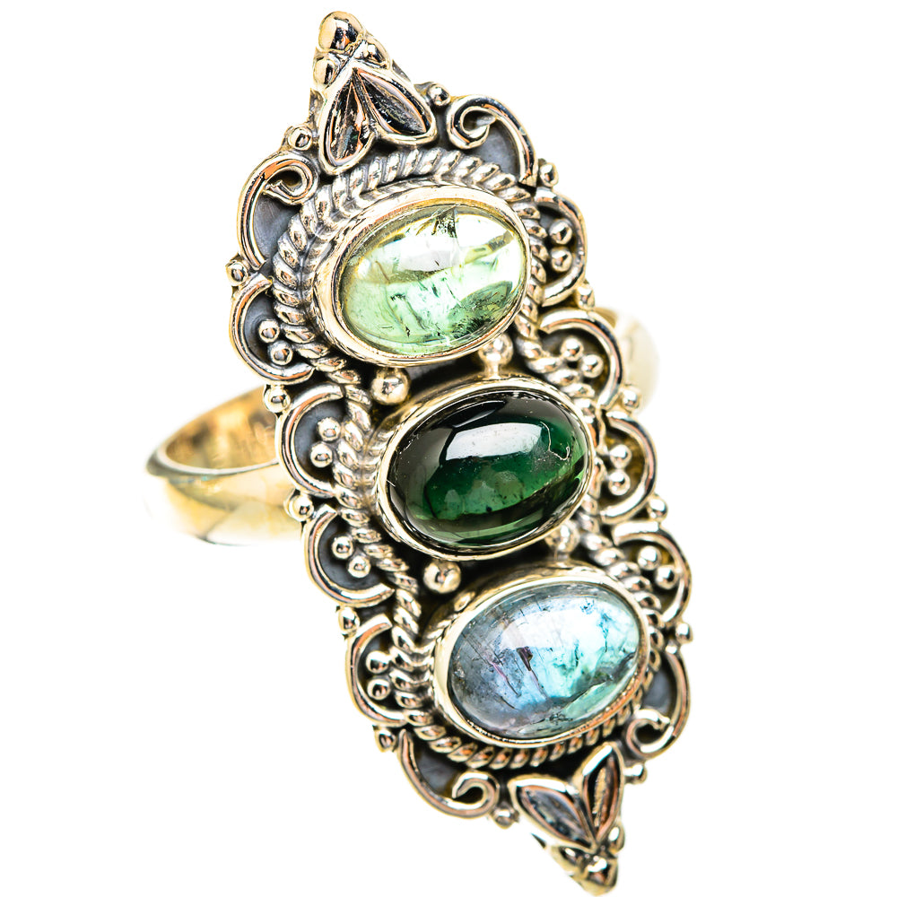 Tourmaline Rings handcrafted by Ana Silver Co - RING119109 - Photo 2
