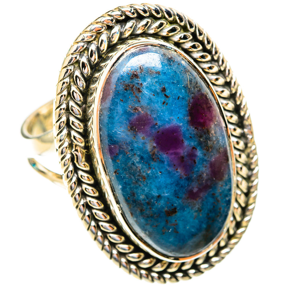 Ruby Fuchsite Rings handcrafted by Ana Silver Co - RING119115 - Photo 2