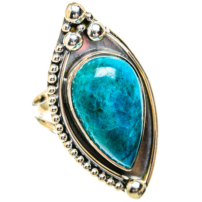 Chrysocolla Rings handcrafted by Ana Silver Co - RING119117 - Photo 2