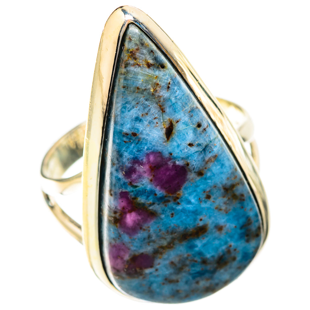 Ruby Fuchsite Rings handcrafted by Ana Silver Co - RING119118 - Photo 2