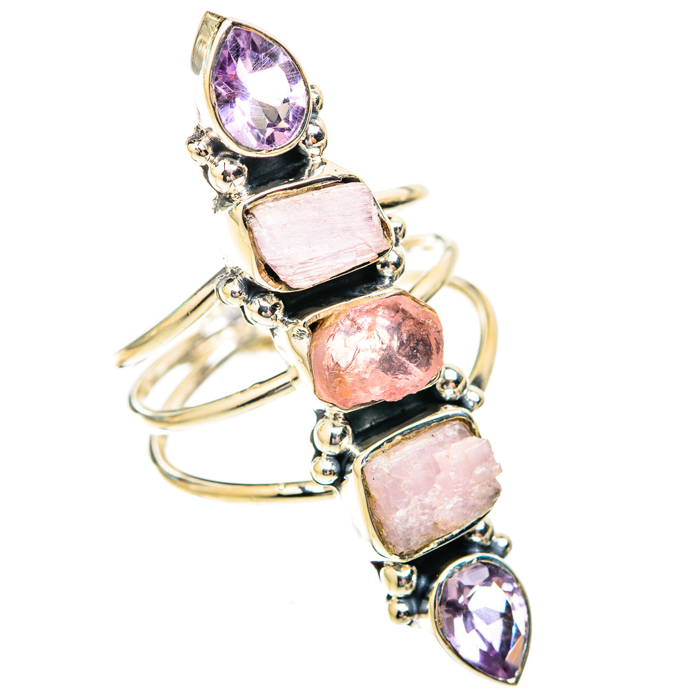 Rose Quartz Rings handcrafted by Ana Silver Co - RING119130 - Photo 2
