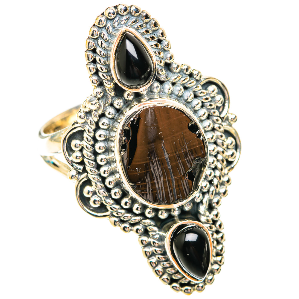 Shungite Rings handcrafted by Ana Silver Co - RING119136 - Photo 2