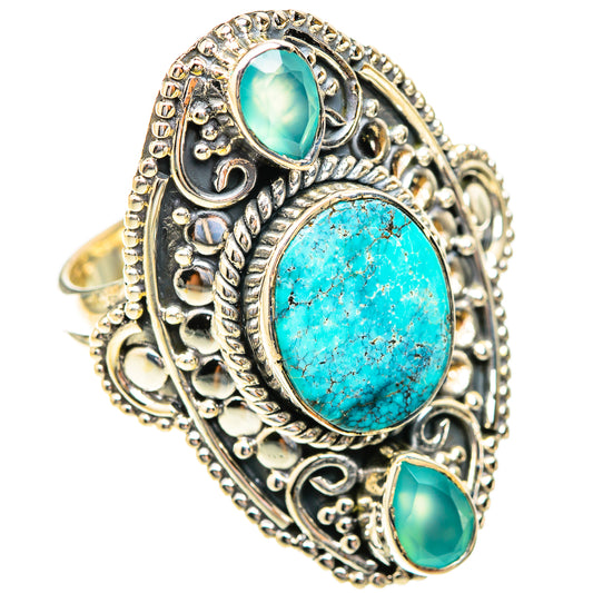 Turquoise Rings handcrafted by Ana Silver Co - RING119147 - Photo 2