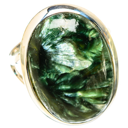 Seraphinite Rings handcrafted by Ana Silver Co - RING119152 - Photo 2