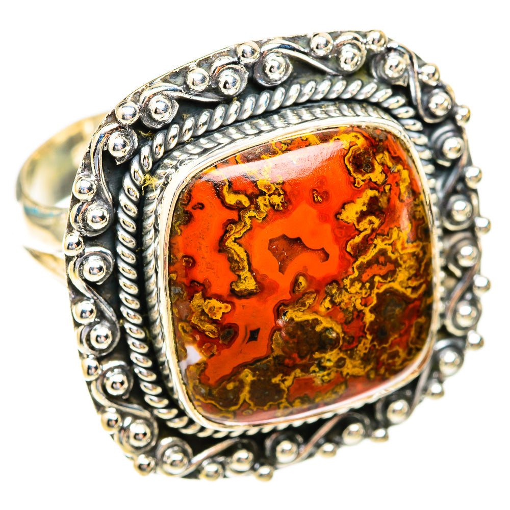 Moroccan Agate Rings handcrafted by Ana Silver Co - RING119157 - Photo 2