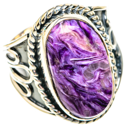 Charoite Rings handcrafted by Ana Silver Co - RING119164 - Photo 2