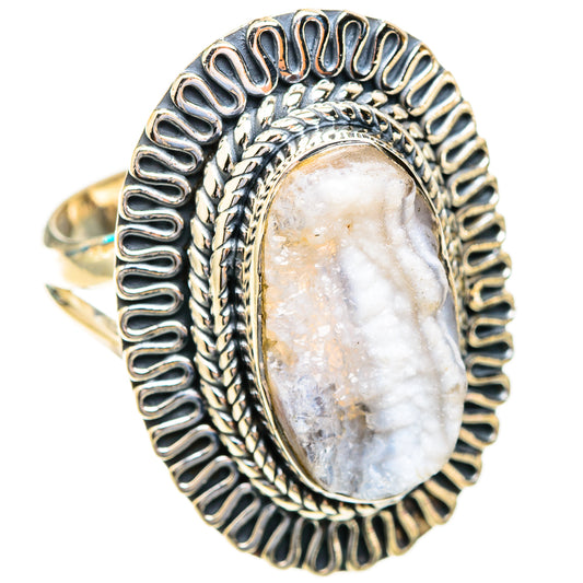 Desert Druzy Rings handcrafted by Ana Silver Co - RING119175 - Photo 2