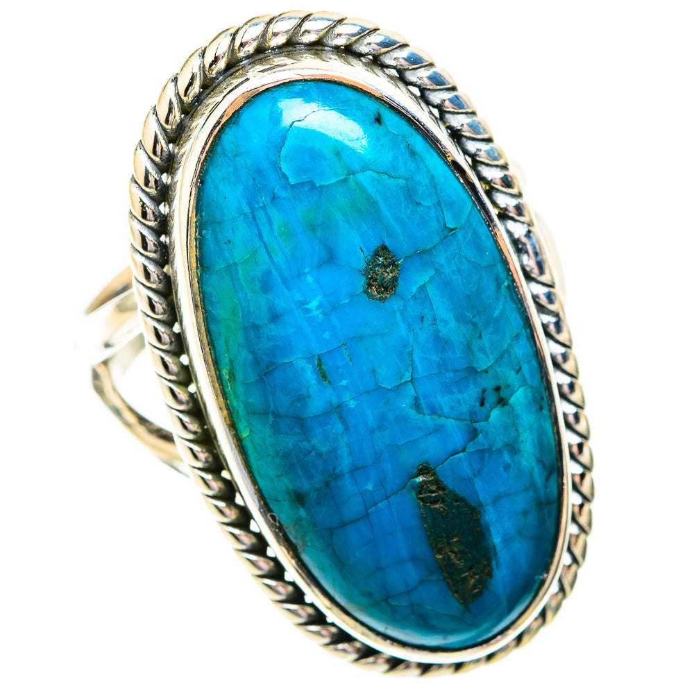 Chrysocolla Rings handcrafted by Ana Silver Co - RING119176 - Photo 2
