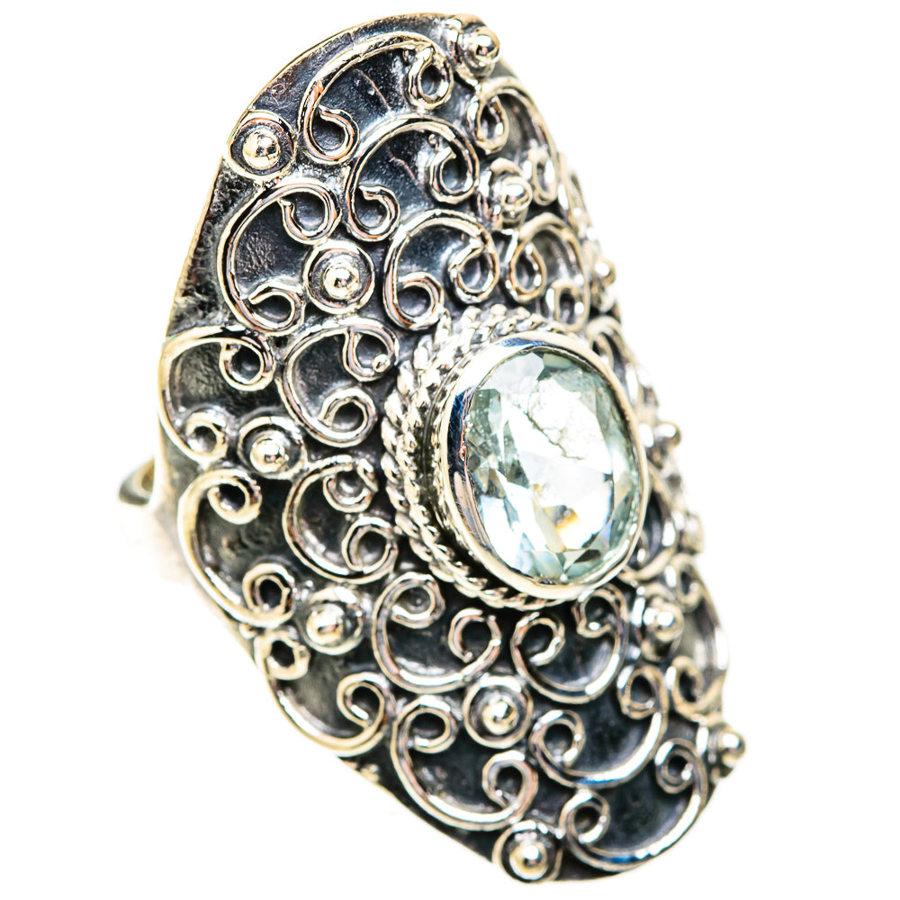 Blue Topaz Rings handcrafted by Ana Silver Co - RING119178 - Photo 2