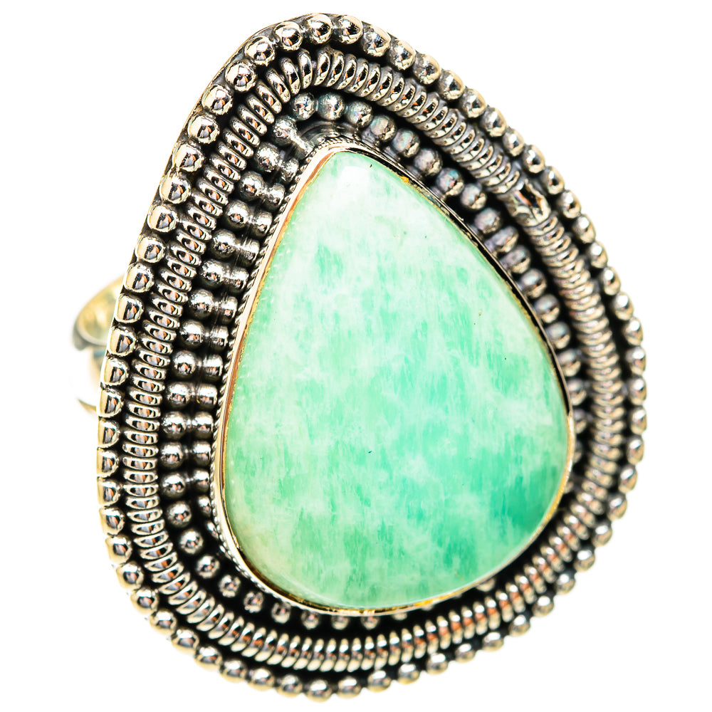 Amazonite Rings handcrafted by Ana Silver Co - RING119181 - Photo 2