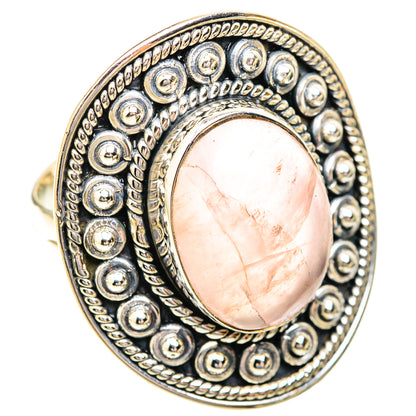 Rose Quartz Rings handcrafted by Ana Silver Co - RING119185 - Photo 2