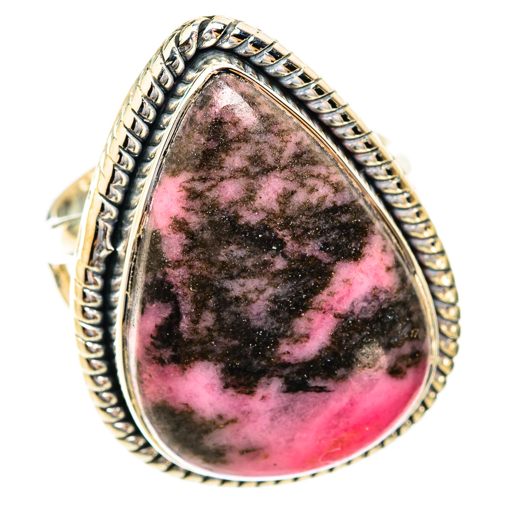 Rhodonite Rings handcrafted by Ana Silver Co - RING119200 - Photo 2