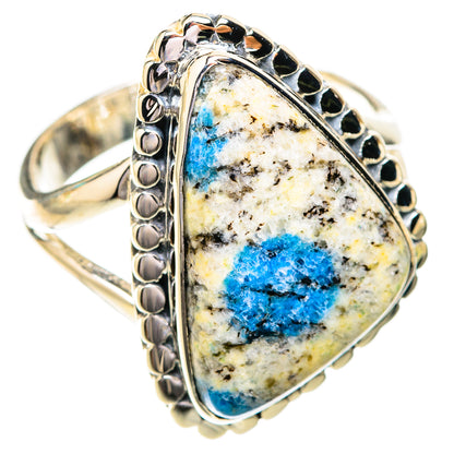 K2 Blue Azurite Rings handcrafted by Ana Silver Co - RING119211 - Photo 2