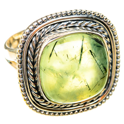 Prehnite Rings handcrafted by Ana Silver Co - RING119216 - Photo 2