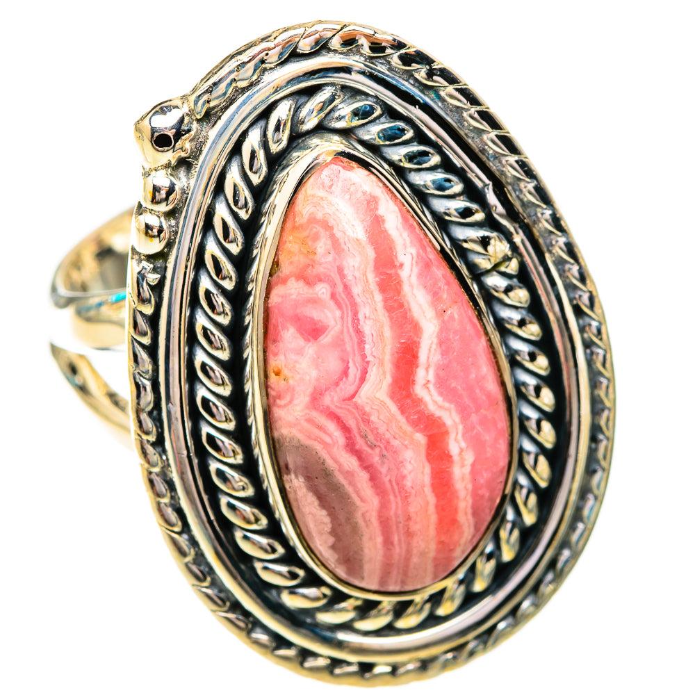Rhodochrosite Rings handcrafted by Ana Silver Co - RING119225 - Photo 2