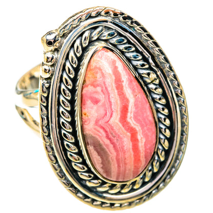 Rhodochrosite Rings handcrafted by Ana Silver Co - RING119225 - Photo 2