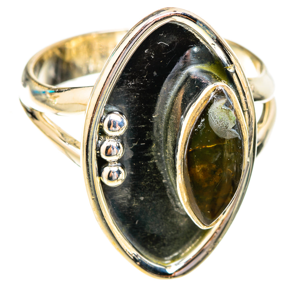 Ammolite Rings handcrafted by Ana Silver Co - RING119234 - Photo 2