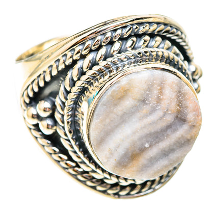 Desert Druzy Rings handcrafted by Ana Silver Co - RING119238 - Photo 2